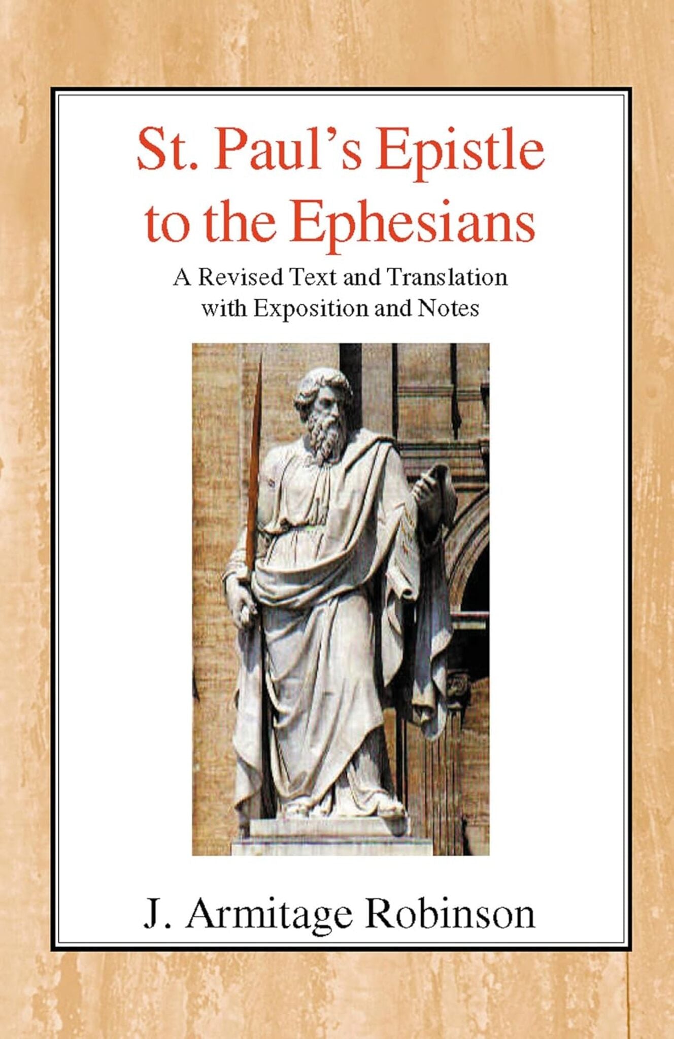 Cover image for St Paul's Epistle to the Ephesians ISBN 9780718890056
